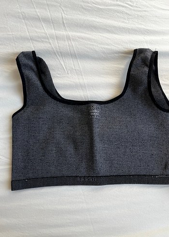 V Yaka Çizgili Hamile Tişörtü - Görsel 5