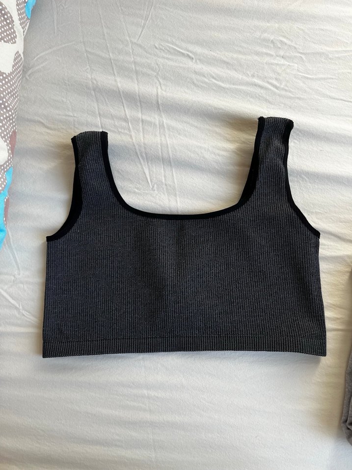 V Yaka Çizgili Hamile Tişörtü - Görsel 4