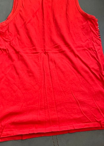 Parlak Kırmızı Çocuk Atlet - Görsel 3