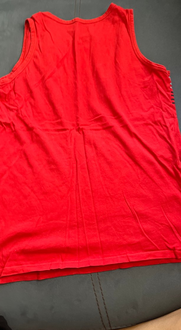 Parlak Kırmızı Çocuk Atlet - Görsel 3