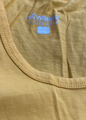 Parlak Sarı Çocuk Atlet - Görsel 2