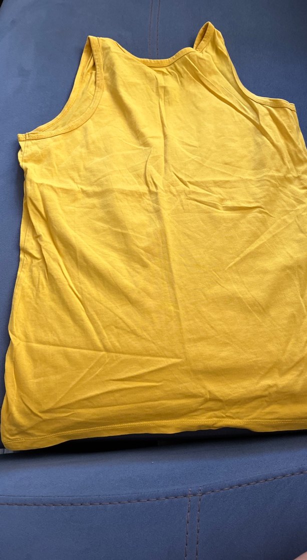 Parlak Sarı Çocuk Atlet - Görsel 3