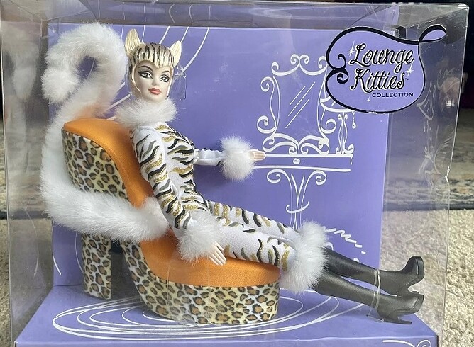 Barbie barbie lounge kitties collection white tiger