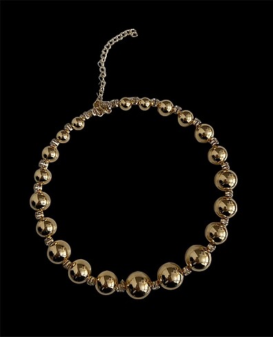  Beden altın Renk Choker kolye