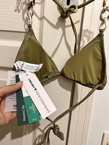 s Beden yeşil Renk #koton bikini üstü