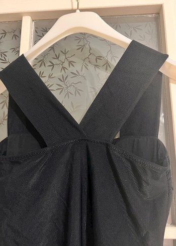 Siyah kadife doku Kadın Mayo #penti - Görsel 5