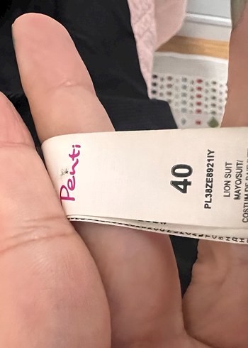 Siyah kadife doku Kadın Mayo #penti - Görsel 7