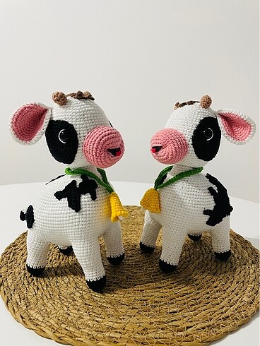Beden Amigurumi inek buzağı