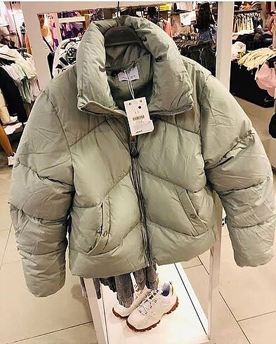 Bershka Bershka Yeşil mont