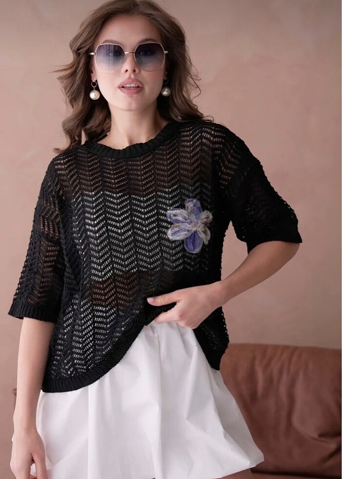 Bohem tarz kadın bluz - Görsel 3