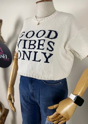 Rahat Kesim Beyaz Kadın Kazak - Görsel 3