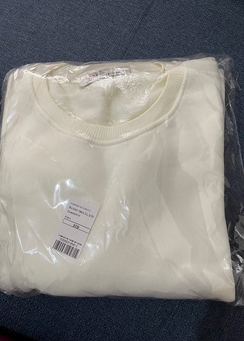 Beyaz Erkek Sweatshirt - Görsel 4