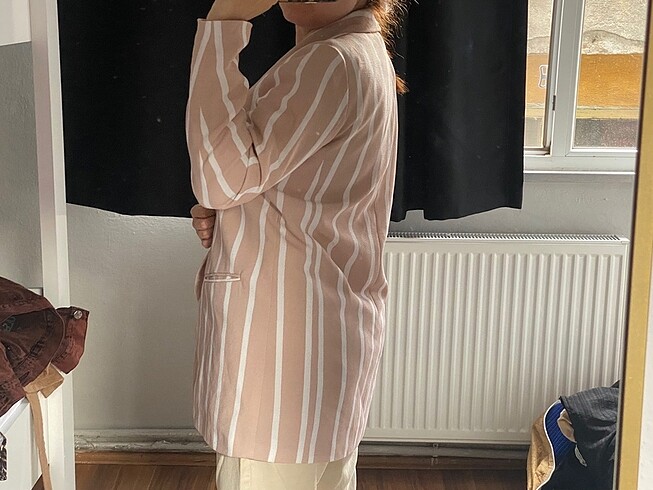 38 Beden beyaz Renk Blazer ceket