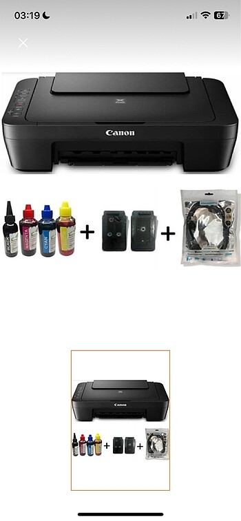 Canon yazıcı E414 tarayıcı fotokopi