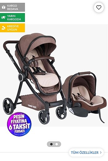 Tommy baby bebek arabası