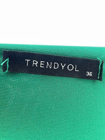 36 Beden yeşil Renk Trendyol & Milla Kısa Elbise %70 İndirimli.