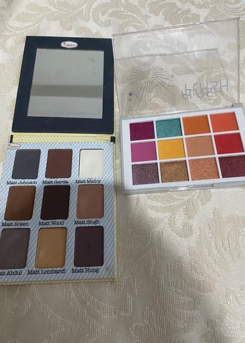 Beden İkili thebalm ve beaulis far paleti