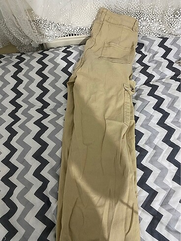 s Beden Bej kargo pantalon