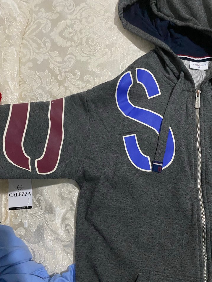 Polo marka Gri Fermuarlı Sweatshirt - Görsel 4