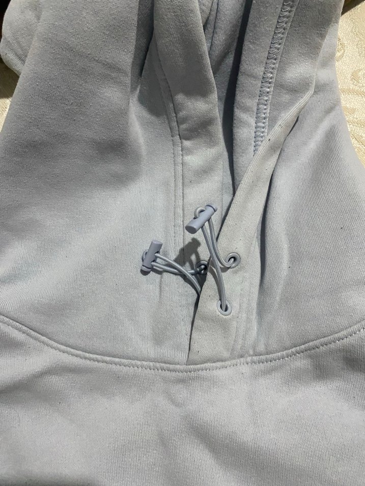 Gri NASA Kapüşonlu Fermuarlı Sweatshirt - Görsel 4