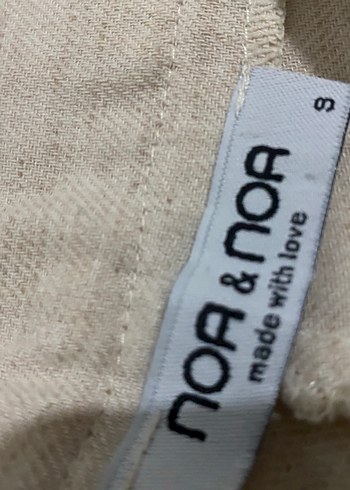 Ten rengi keten pantalon - Görsel 3