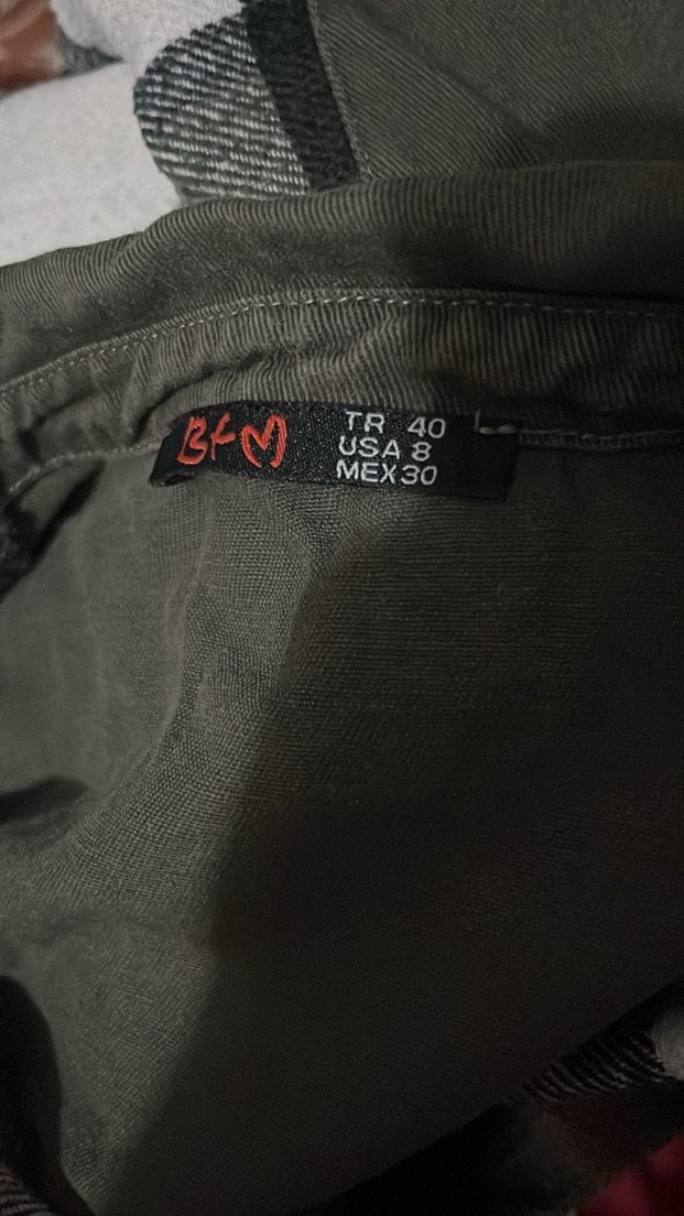 Düğmeli Kadın Uzun Kollu Gömlek - Görsel 5