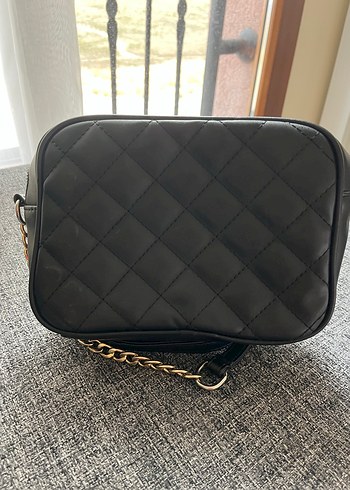 Kahverengi Deri Kürklü Kadın Çanta - Görsel 3