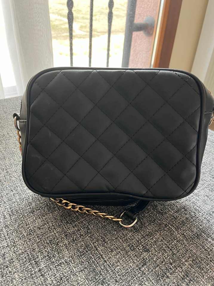 Kahverengi Deri Kürklü Kadın Çanta - Görsel 3