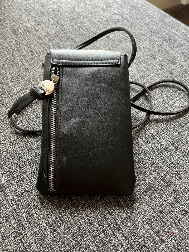 Kadın Siyah Deri Bel Çantası - Görsel 2