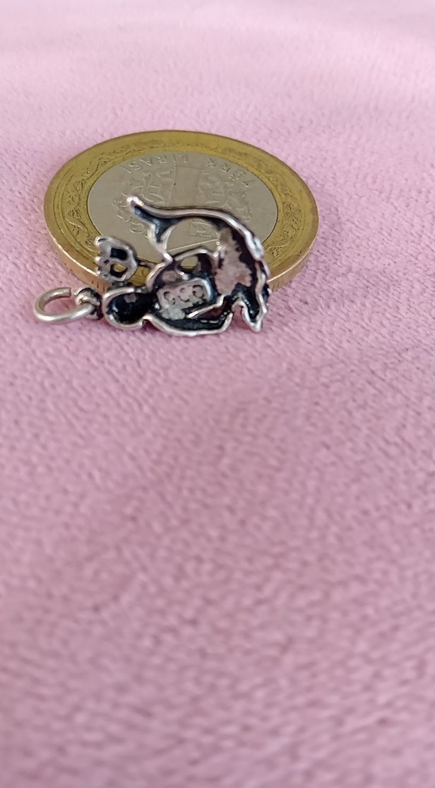 Gümüş kolye ucu - Görsel 5