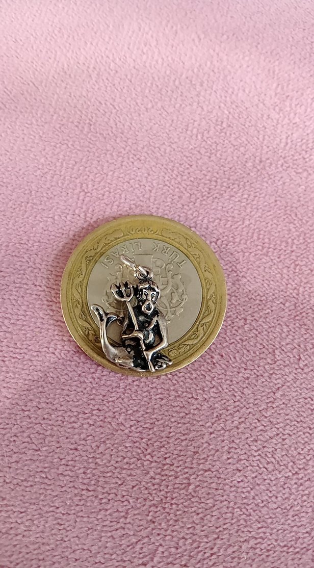 Gümüş kolye ucu - Görsel 4