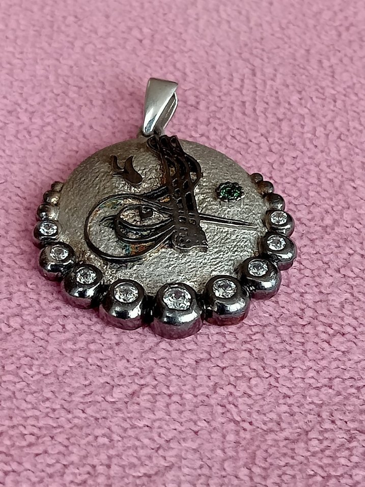 Gümüş kolye ucu - Görsel 2