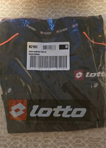 Lotto Siyah Spor Tisortu