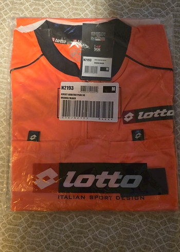 Lotto Turuncu Bisiklet Yaka Spor Tisort