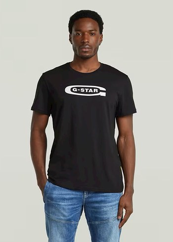G-star Raw G Star Siyah Logo Tisort