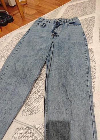 Dilvin Acik Mavi Rahat Kesim Denim Jean