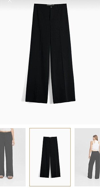 Bershka Bershka özel dikim geniş paça pantolon