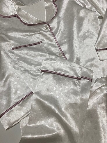 xs Beden Saten pijama takımı