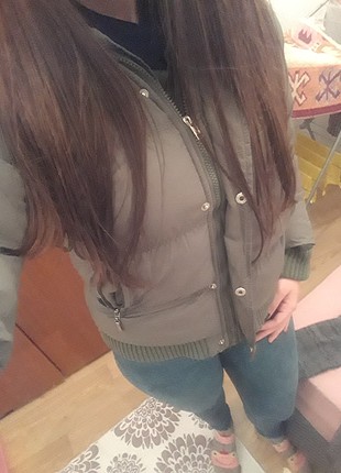 s Beden haki Renk yeşil mont