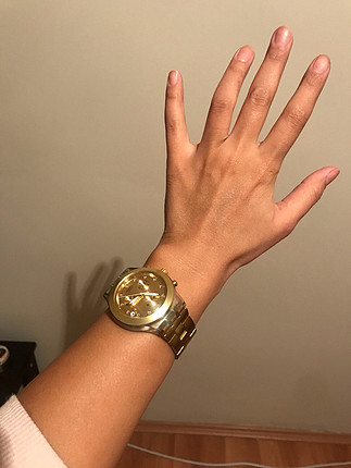 diğer Beden Az kullanılmış şık içi taşlı swatch saat