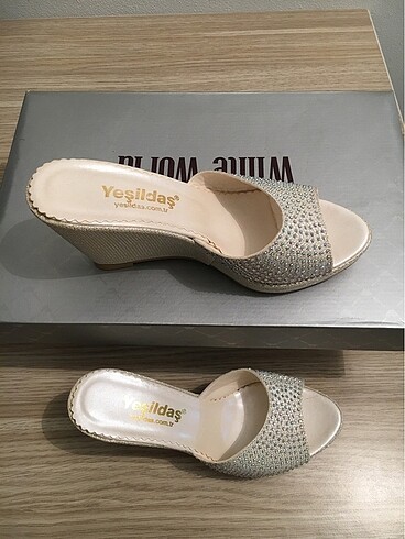 Dolgu topuk terlik - Görsel 5