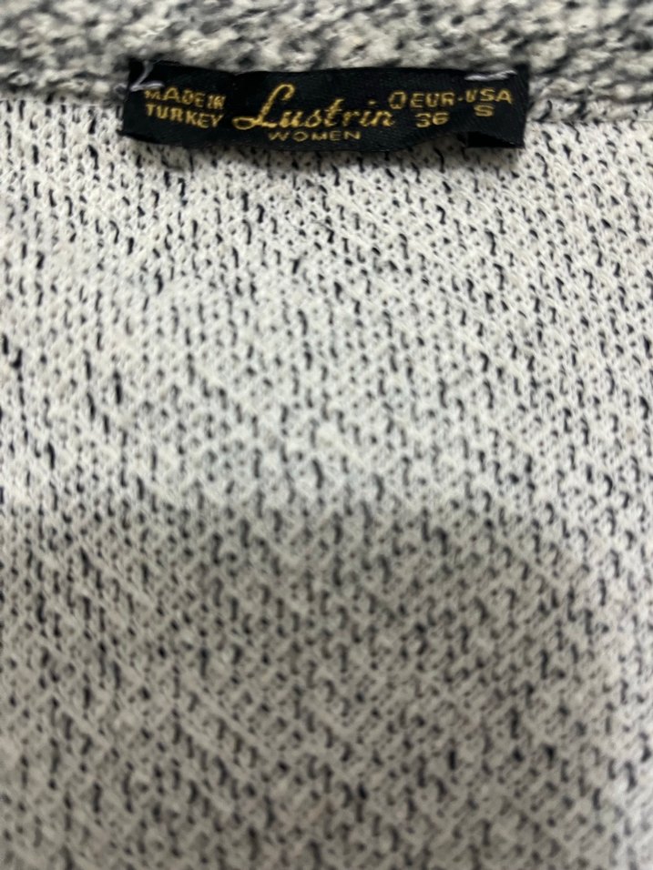 Gri Midi Uzunlukta Kadın Kaban/ Hırka - Görsel 2