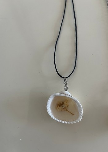 3 adet Epoksi deniz kabuğu Kolye - Görsel 5