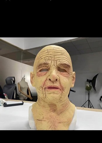 Yaşlı Adam Silikon Maske - Görsel 2