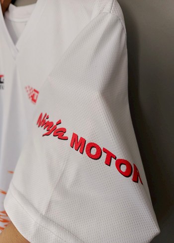 m Beden beyaz Renk vintage baskılı motorcu tshirt