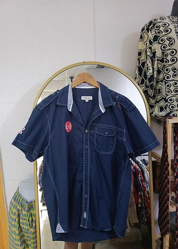 xl Beden gri Renk vintage y2k polo cepli kargo gömlek