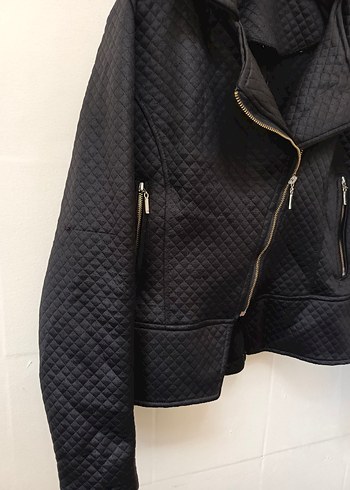 universal Beden siyah Renk vintage Fermuarlı zımba Biker Ceket