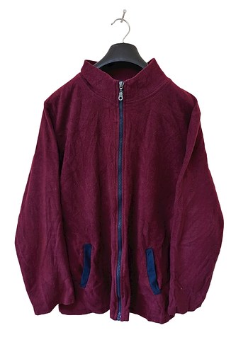 oversize Fermuarlı Polar Sweatshirt ceket