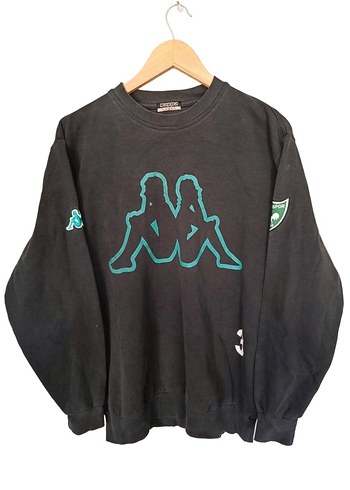 vintage oversize kappa sweatshirt 90s retro spor