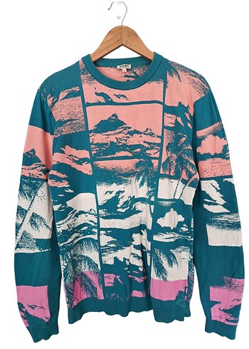 vintage bohem kenzo triko kazak